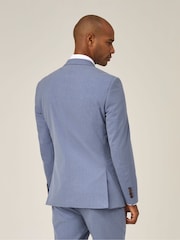 Skopes Blue Slim Fit Caspian Stretch Suit Jacket - Image 3 of 6