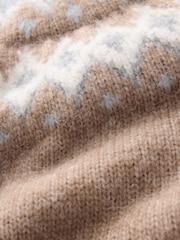Brown Fairilse Zip Through Knitted Cardigan - Image 7 of 9
