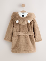 Brown Bear Fleece Robe (9mths-8yrs) - Image 2 of 4