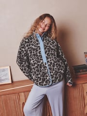 Animal Button Through Borg Fleece - Image 1 of 8
