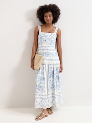 Phase Eight Natural Straw Clutch Bag - Image 1 of 3