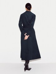 Jigsaw Blue Baby Cord Shirt Dress - Image 4 of 5