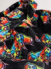 Göy qurşağı parlaq oyunçu - Fleece All-In-One (3-16il) - 4şəkildən 4 şəkil