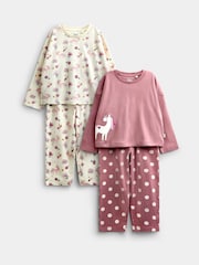 JoJo Maman Bébé 2-Pack Jersey Pyjamas - Изображение 1 13