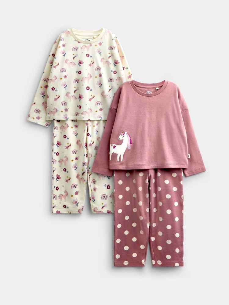 JoJo Maman Bébé 2-Pack Jersey Pyjamas - Изображение 1 13