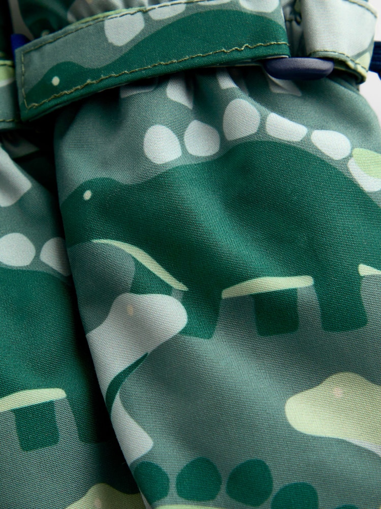JoJo Maman Bébé Green Dinosaur Fleece Lined Mittens - Image 4 of 4 JoJo Maman Bébé Green Dinosaur Fleece Lined Mittens - Image 4 of 4