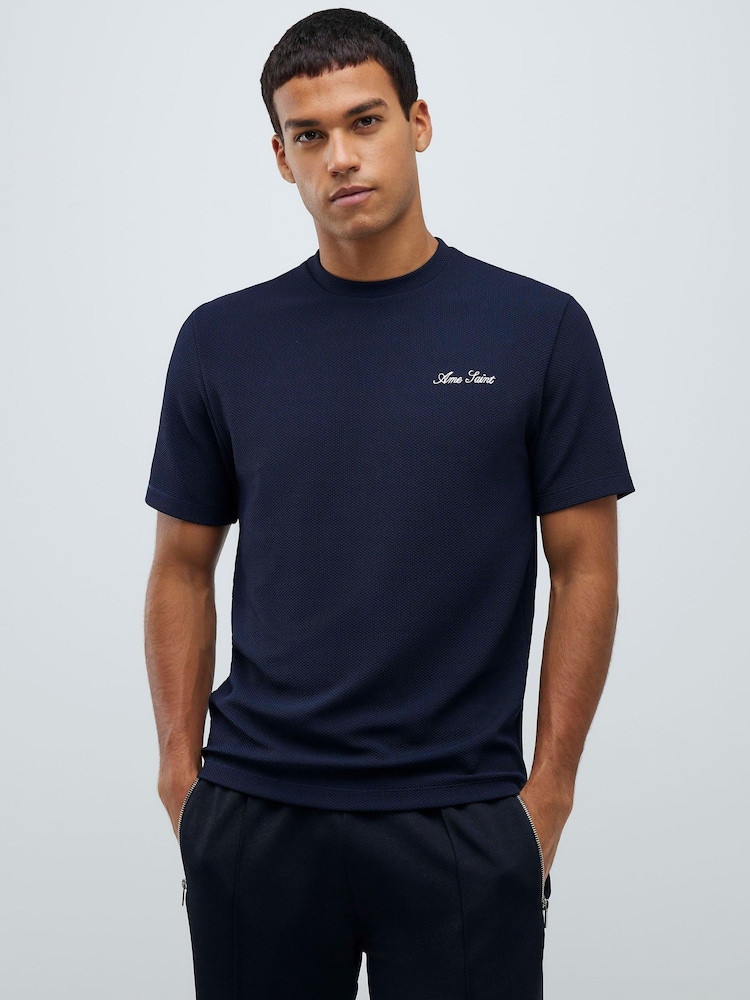 River Island Κοντομάνικο μπλουζάκι Slinky Ame Saint σε στενή γραμμή - Εικόνα 1 από 6 River Island Κοντομάνικο μπλουζάκι Slinky Ame Saint σε στενή γραμμή - Εικόνα 1 από 6