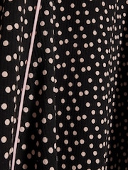 River Island Black Polka Dot Cut Out Dress - Image 4 of 4