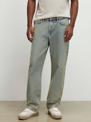 River Island brīva piegriezuma tonēti džinsi - Attēls 1 no 4