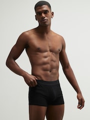 River Island Black Jacquard Waistband Trunks 5 Pack - Image 3 of 4