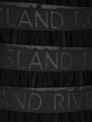 River Island Black Jacquard Waistband Trunks 5 Pack - Image 4 of 4