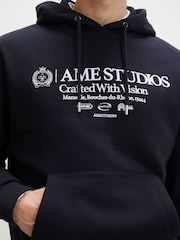 River Island Regular Fit Ame Studios Hoodie - 画像 4 / 4