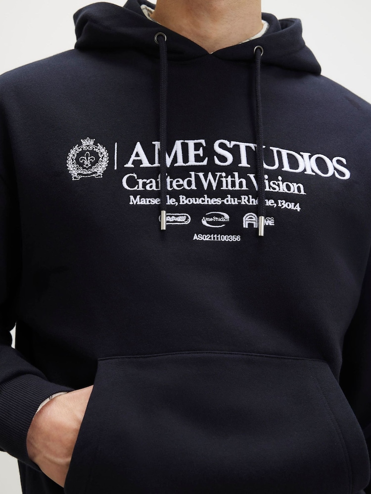 River Island Regular Fit Ame Studios Hoodie - 画像 4 / 4