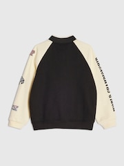 River Island Black Penrose Badge Bomber Jacket - Image 2 of 4