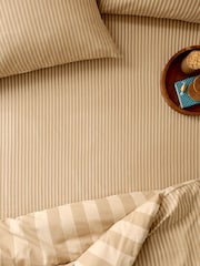 Furn Caramel The Ultimate Stripe Fitted Bed Sheet - Image 1 of 1