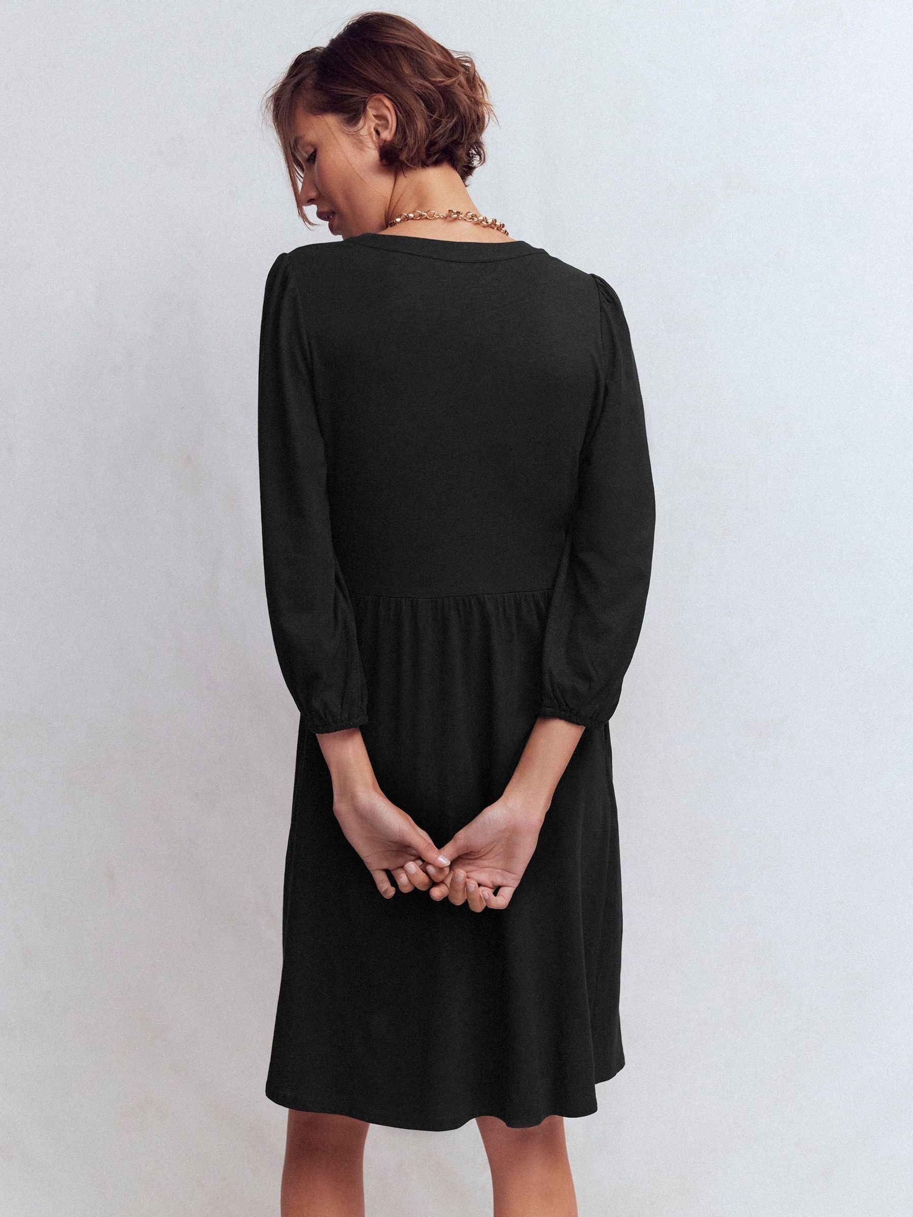Buy Boden Black Cathy Notch Neck Jersey Dress from Next USA