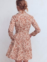 Boden Brown Alexa Long Sleeve Short Dress - Image 3 of 7