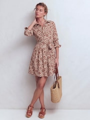Boden Brown Alexa Long Sleeve Short Dress - Image 5 of 7