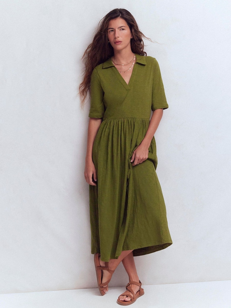 collared jersey dress Buy Boden Green Aria Collared Jersey Dress from Next USA
