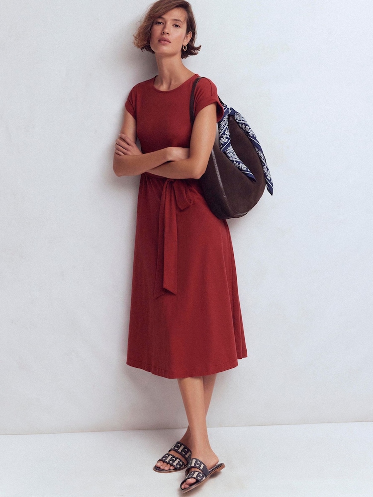 eva jersey midi dress Eva Dress, Cotton jersey, Modern style, Black Dress- Made to order