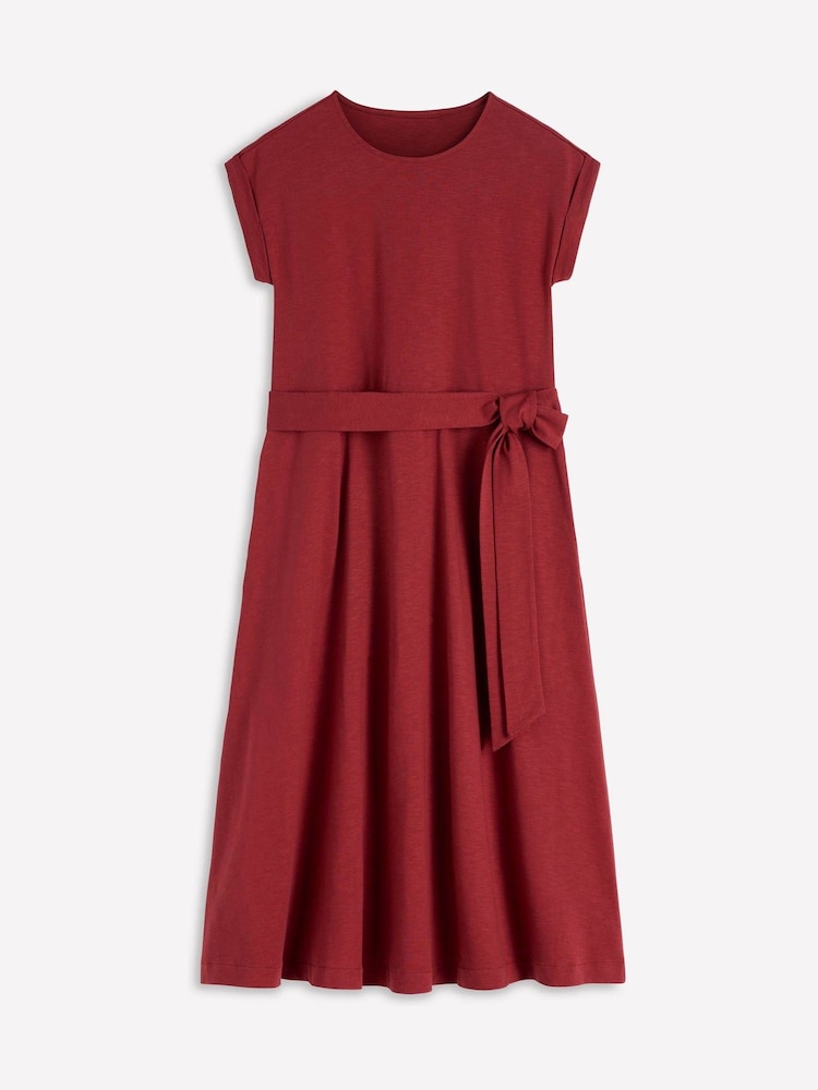 Boden Brown Eve Jersey Midi Dress - Image 5 of 5