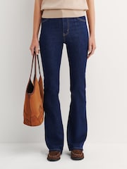FRAME Blue The Reboot Super StretchHigh Rise Jeans - Image 3 of 6