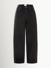 FRAME Black The Bow 27.5" Barrel Leg Jeans - Image 1 of 1