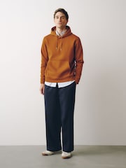 Azul marino - Corte amplio - Pantalones de chándal cepillados - Imagen 1 de 8