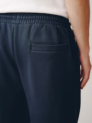 Azul marino - Corte amplio - Pantalones de chándal cepillados - Imagen 4 de 8