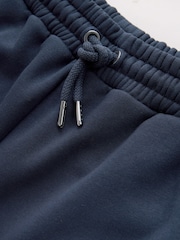Azul marino - Corte amplio - Pantalones de chándal cepillados - Imagen 7 de 8