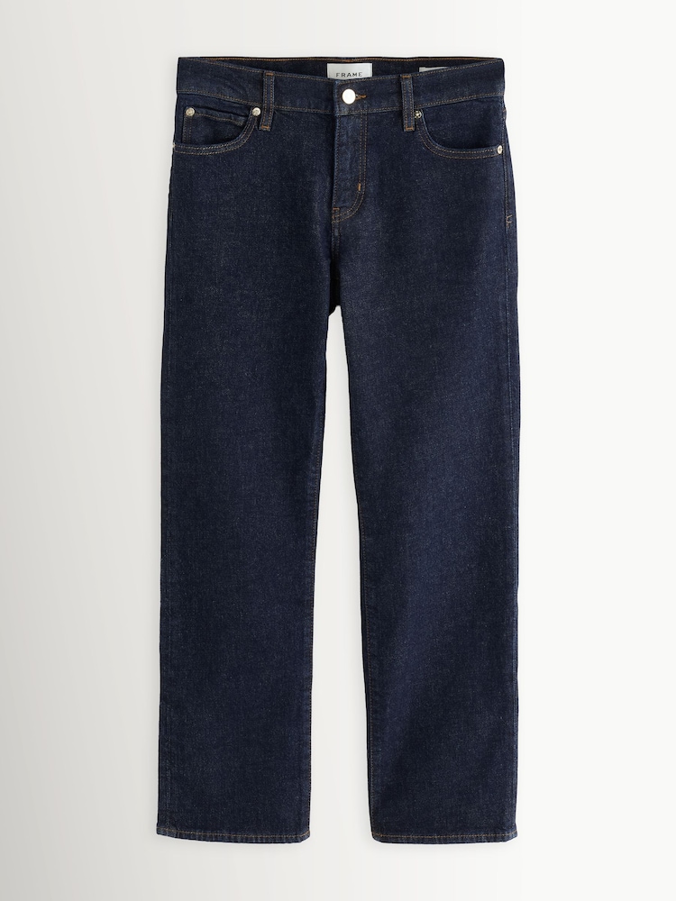 FRAME Blue The Cigarette Straight Leg Jeans in Rinse - Image 6 of 6 FRAME Blue The Cigarette Straight Leg Jeans in Rinse - Image 6 of 6