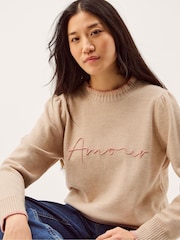 Monsoon Natural Ami Amour Jumper - Image 3 of 5