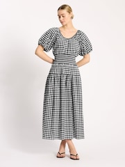 Albaray Black & White Gingham Dress - Image 1 of 4