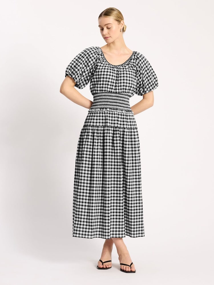 Albaray Black & White Gingham Dress - Image 1 of 4