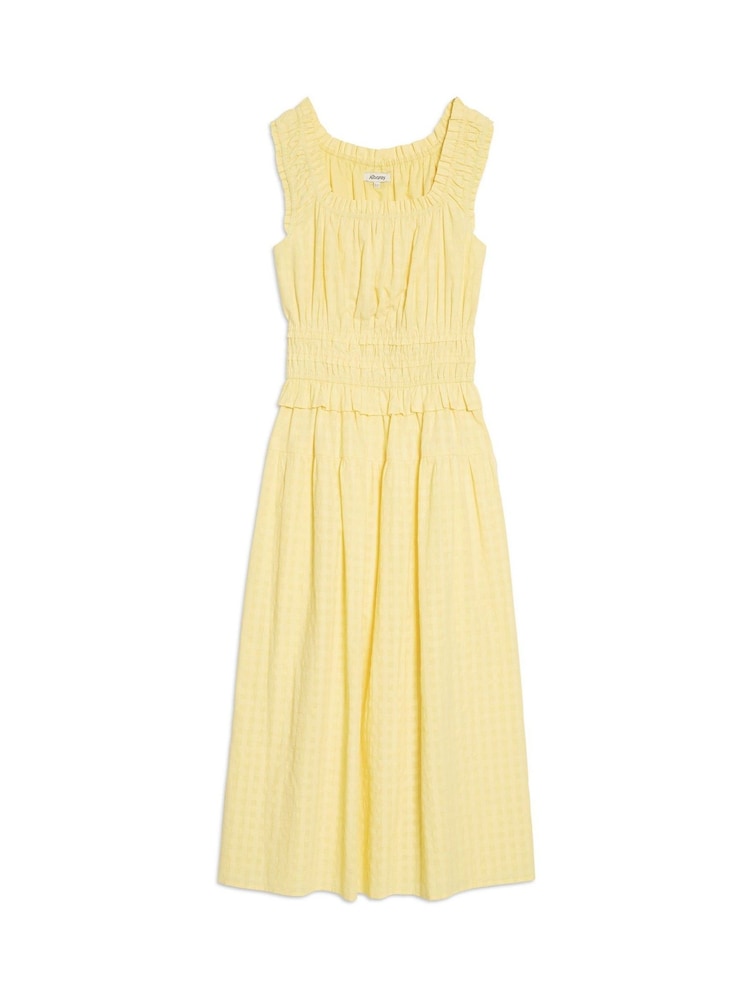 Albaray Seersucker Square Neck Dress - Image 5 of 5