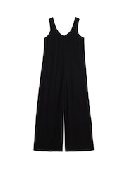 Albaray Black Cheesecloth Jumpsuit - Image 6 of 6