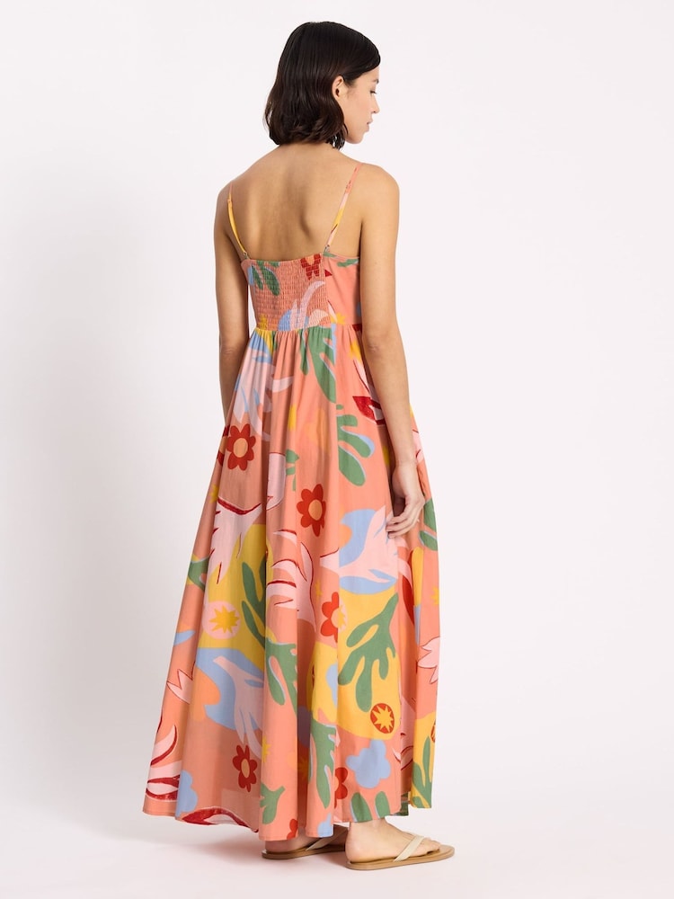 Albaray Pink Tropique Print Sundress Dress - Image 2 of 6