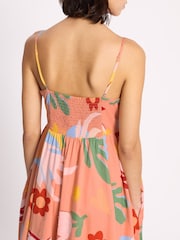 Albaray Pink Tropique Print Sundress Dress - Image 5 of 6
