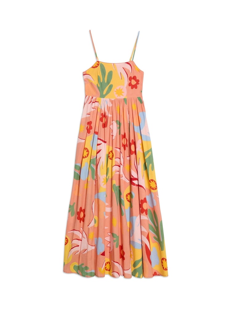 Albaray Pink Tropique Print Sundress Dress - Image 6 of 6