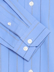 Casual Friday Blue Svensson Long Sleeve Striped Shirt - Image 8 of 8