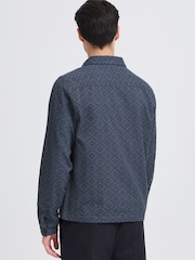 Casual Friday Blue Kvist Jaquard Shirt Jacket - Image 2 of 8