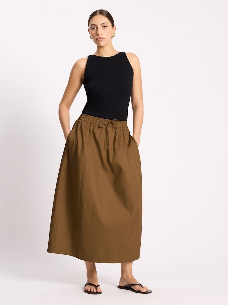 Albaray Cotton Sateen Lantern Skirt - Image 1 of 4 Albaray Cotton Sateen Lantern Skirt - Image 1 of 4