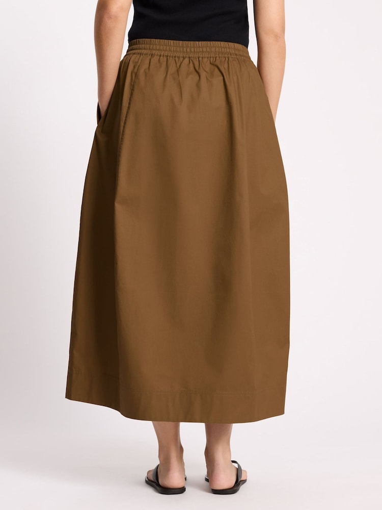 Albaray Cotton Sateen Lantern Skirt - Image 2 of 4 Albaray Cotton Sateen Lantern Skirt - Image 2 of 4