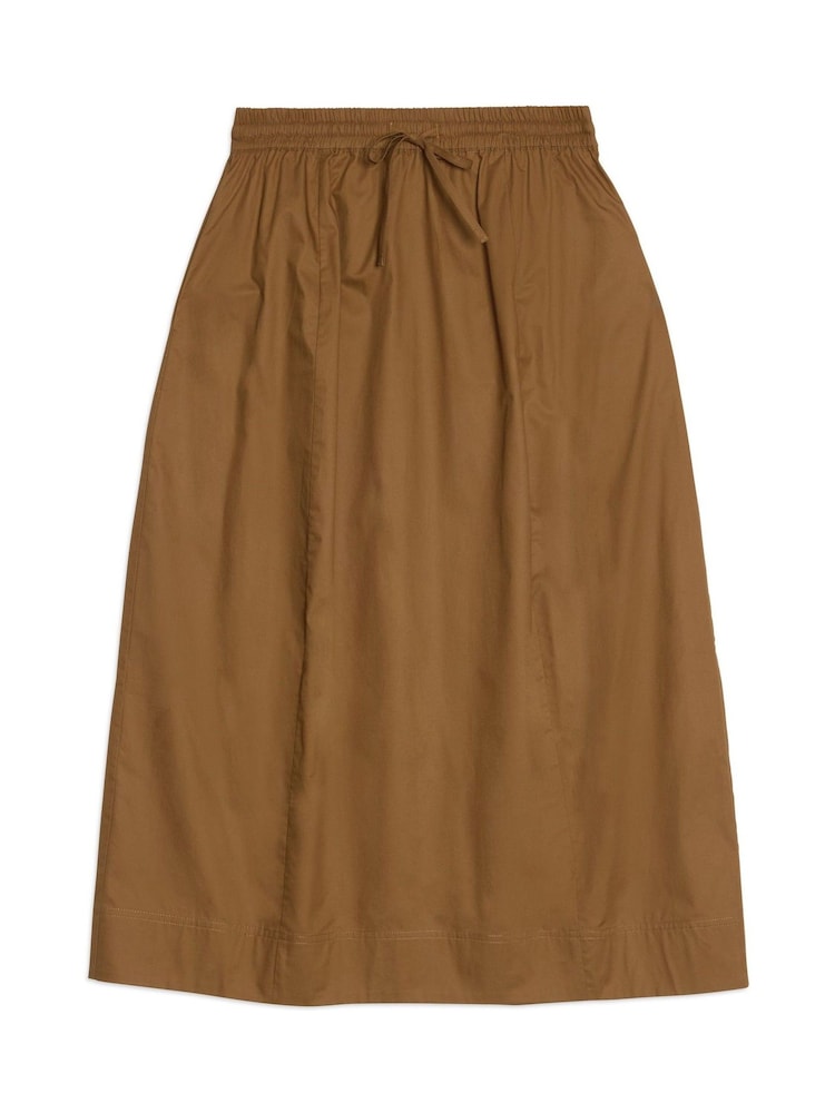 Albaray Cotton Sateen Lantern Skirt - Image 4 of 4 Albaray Cotton Sateen Lantern Skirt - Image 4 of 4