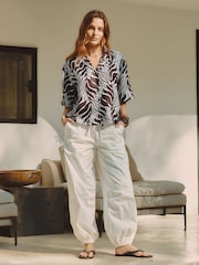 Albaray White Balloon Trousers - Image 1 of 5