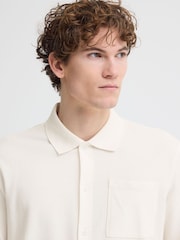 Casual Friday White Edstrom Pique Knit Shirt - Image 4 of 8