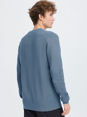 Casual Friday Blue Isaksson Crew Neck Long Sleeve Jumper - Image 2 of 8