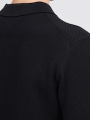 Casual Friday Blue CfIsaksson Short Sleeve Polo Knit Shirt - Image 5 of 8