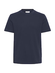 Casual Friday Blue Nilo Crew Neck Short Sleeve T-Shirt - Image 6 of 8