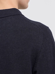 Casual Friday Blue Bells Short Sleeve Knit Polo Shirt - Image 5 of 8